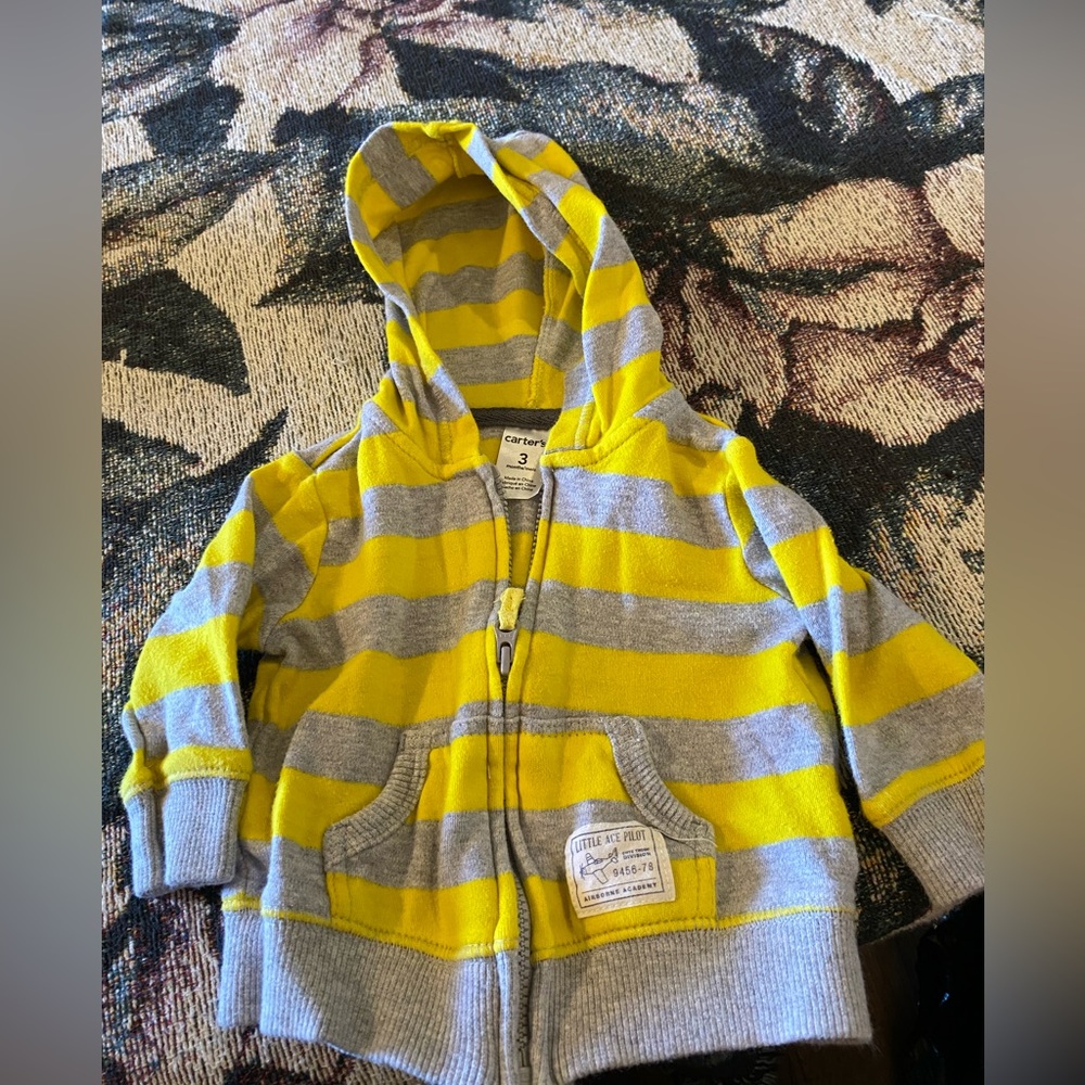 CARTERS 3month baby soft jacket. Excellent condition
